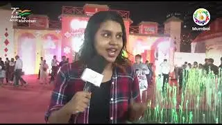Visitor Andrea Fernandes Ji said that Hunar Haat is a wonderful platform.