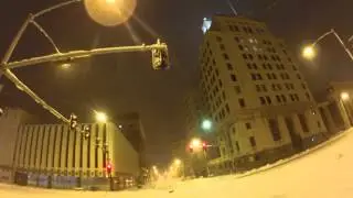 Flying Mini Drone in Blizzard (F180C)