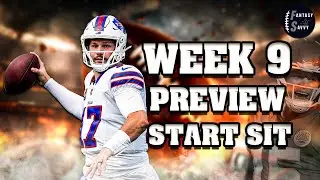 2025 Fantasy Football | Week 9 Full Preview, Every Game, High Stakes