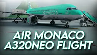 ROBLOX | Platinum Gold! Air Monaco A320NEO Flight!