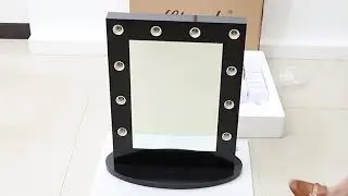 Chende Vanity Mirror with Lights Hollywood Style,  Installation Steps for Tabletop