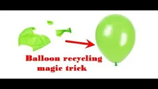 تعلم العاب الخفة ... اصلاح البالون المنفجر - Magic Tricks Revealed - Balloon repair
