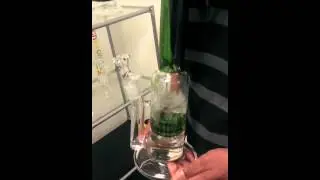 7mm Tire Perculator Waterpipe - Cheech Glass