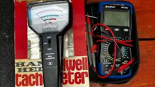 DeLorean - Dwell readings - Digital  vs 1980s Swing Meter (both the same! ) - May 2024