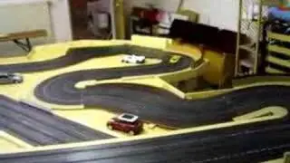 Slotcar old Maerklin Sprint track, new Ninco car