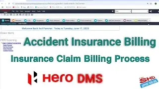 How to Create a bill in the Name of the Insurance Company from Hero DMS | @supportherodms