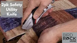 BIRDROCK HOME 2pk Safety Utility Knife - Box Cutter