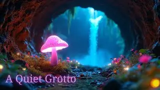 A Quiet Grotto by Moonlight🍄| Gentle Bedtime Story & Ambient Sounds