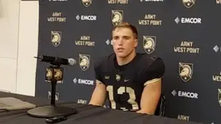 Army Players Post 57-0 Win Over DE State QB Bryson Daily, LB Leo Lowin, WR Isaiah Alston