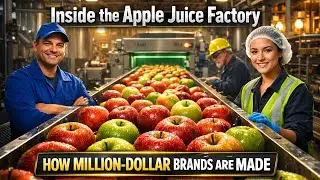 Inside the Apple Juice Factory How Million-Dollar Brands Are Made #AppleJuiceFactory #HowItsMade