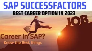 SAP successfactor Best Career option in 2023 ?