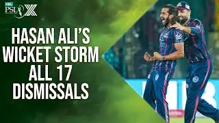 𝐇𝐚𝐬𝐚𝐧 𝐀𝐥𝐢&rsquo;𝐬 𝐖𝐢𝐜𝐤𝐞𝐭 𝐒𝐭𝐨𝐫𝐦: All 1️⃣7️⃣ Dismissals from HBL PSL X | M2M1A