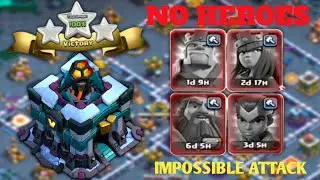 Best TH13 No Heroes Attack Strategy in Coc - 3 Star TH13 without Heroes in Clash of Clans