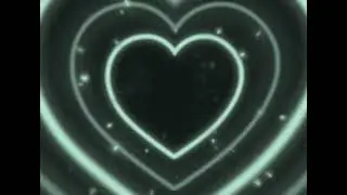 Free Pastel Green Heart Tunnel Wallpaper
