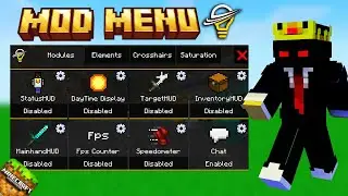 The Best Mod Menu Client (Project Light V4) For MCPE 1.21+