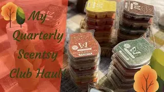 My Fall Quarterly Scentsy Club Haul!!!