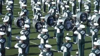2016 Michigan State vs Rutgers National Anthem with Spartan Marching Band