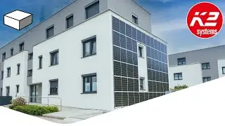 K2 WallPV PerfoRail M System &middot; Betonfassaden und W&auml;rmed&auml;mmung