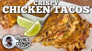 CJ's Birria-Style Crispy Chicken Tacos on the Blackstone Griddle