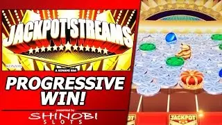 Jackpot Streams Slot Bonus Feature - Progressive Win, Konami's Lotus Land Slot