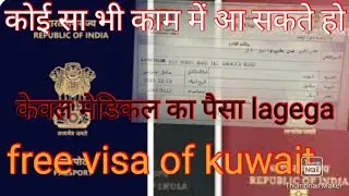 kuwait house driver ।। free visa ।। kuwait ka visa kaise milta hai।।
