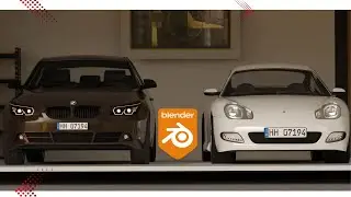 Epic Car Chasing scene in Blender 4.0 !