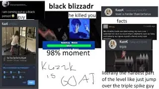 Black Blizzard By KrmaL 100% (Extreme Demon #3) | Fails And Highlights