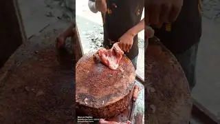 Fast Chicken cutting skills #viralvideo #bigchicken q