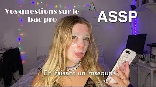 BAC PRO ASSP ?! je réponds à vos questions en faisant un masque ! #backtoschool #bacpro #lycée
