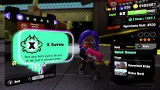Splatoon 3: Splat Zones X Battle (1st experience)