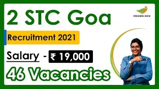 2 STC Goa Recruitment 2021 | Salary ₹ 19,900 | Notification for 46 Vacancies | Latest Govt Jobs 2021
