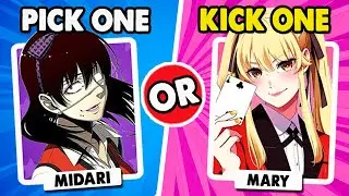 ✅PICK ONE, KICK ONE ❌ RANDOM ANIME CHARACTERS (fun quiz) | Anime Quiz @brainitquiz​