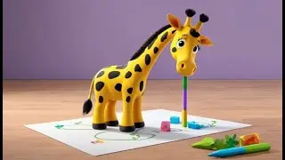 The Giraffe Who Wrote Numbers | Counting Nursery Rhyme and Kids Song
