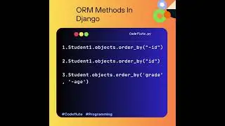 order_by method  in django ( ORM ) |  #python #pythonlearning  #lambda #pythontricks #education