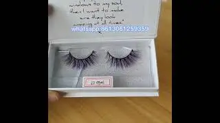 Mink 3D lashes wholesale manufacturer factory price luxury packing box customized