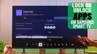 Samsung Smart TV: How To Lock and Unlock Any Apps 4k TV!