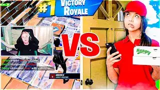 DEQZY VS HUNGRY! - Kan Deqzy vinde f&oslash;r han f&aring;r mad fra Hungry.dk?! [Fortnite]