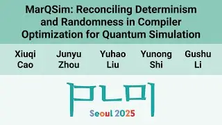 [PLDI'25] MarQSim: Reconciling Determinism and Randomness in Compiler Optimization for Quantum(&hellip;)
