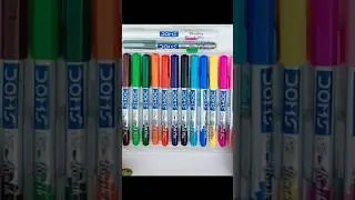 Unboxing Dom's Brush Pen//🌈❤️🧡💚💙💜#domscolours#viral #shorts#colour
