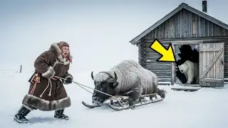 WDOWA JAKUCKA stawia czoła 6000kg BAWOLU, by nakarmić głodne WNUKI — Ale ZAŁAMUJE SIĘ, gdy widzi…