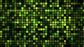Green Shimmering Dot Matrix ✨ | Hypnotic LED Grid Animation | 4K Abstract Background