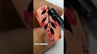 Leaves 🍃 NailArt 💅💥#nailsdesign #nails2024 #creativedesign #creativityeveryday #nailsoftheday