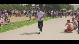 Breakdance im Mauerpark in Berlin - Sommer 2020