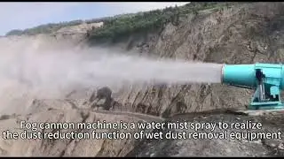 Water Spray Dust Suppression Tractors #fogcannon #dustsuppression #sprinklersystem