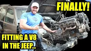 Тестовая установка Lexus 1UZ V8 (1) в рамках проекта сборки Jeep KJ, часть 8