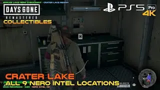 DAYS GONE REMASTERED | CRATER LAKE - ALL NERO INTEL | PS5 Pro | 4K