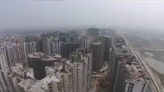 Supertech Ecovillage 1 Courtyard Drone View Complete Call or Whastsapp 8375864323 for Details