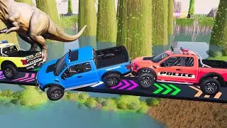 Flatbed McQueen | Transportation with Truck – Color Cars Challenge #2