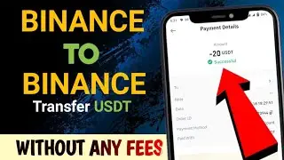 How To Send USDT From Binance to Binance Using ID (No Fees)