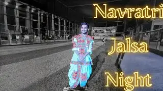 Navratri Jalsa Night 🔥 in school l Drone Shoot #navratrispecial 